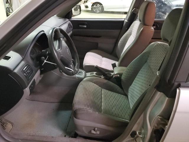 JF1SG65665H716226 - 2005 SUBARU FORESTER 2.5XS Արծաթագույն լուսանկար 7
