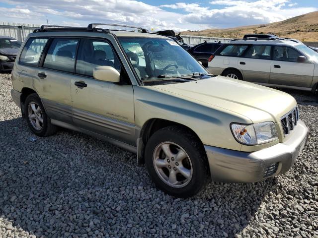 JF1SF65582H746852 - 2002 SUBARU FORESTER S GREEN photo 4