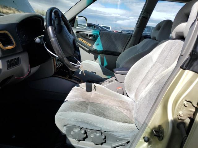 JF1SF65582H746852 - 2002 SUBARU FORESTER S GREEN photo 7