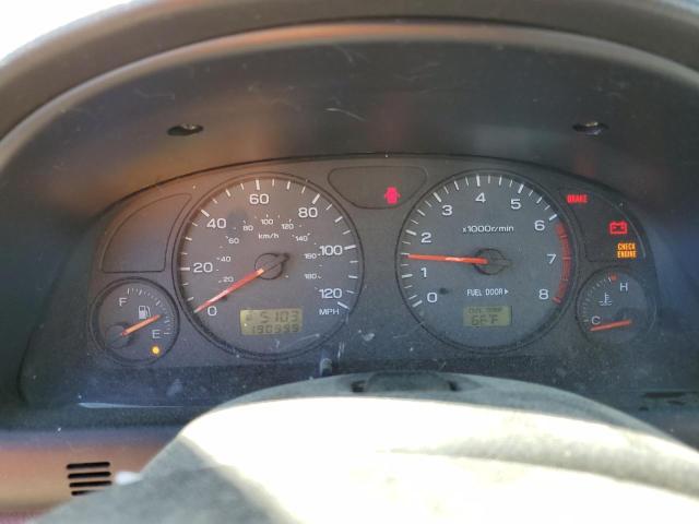 JF1SF65582H746852 - 2002 SUBARU FORESTER S GREEN photo 9