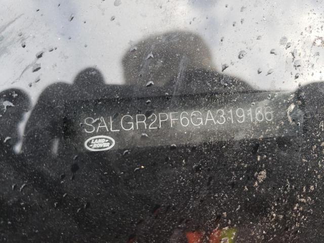 SALGR2PF6GA319166 - 2016 LAND ROVER RANGE ROVE BLACK photo 12