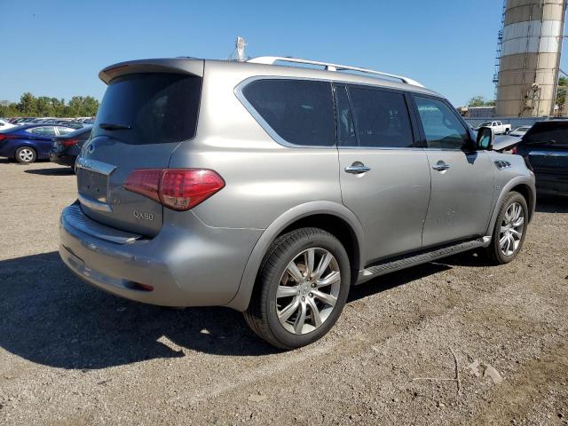 JN8AZ2NC6E9353102 - 2014 INFINITI QX80 GRAY photo 3