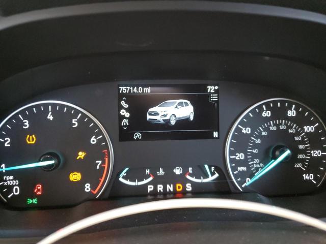 MAJ3S2GE6MC427584 - 2021 FORD ECOSPORT SE Argent photo 9