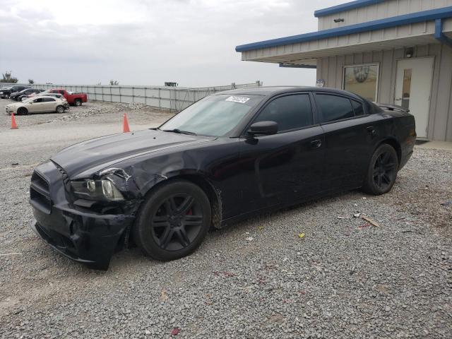 2C3CDXBG1CH298678 - 2012 DODGE CHARGER SE BLACK photo 1