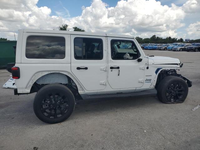 1C4JJXP66MW861044 - 2021 JEEP WRANGLER U SAHARA 4XE WHITE photo 3