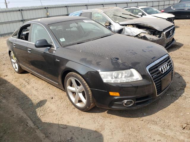 WAUKGAFB4BN054763 - 2011 AUDI A6 PRESTIGE შავი ფოტო 4