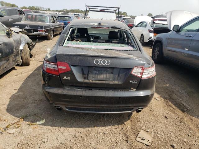 WAUKGAFB4BN054763 - 2011 AUDI A6 PRESTIGE შავი ფოტო 6
