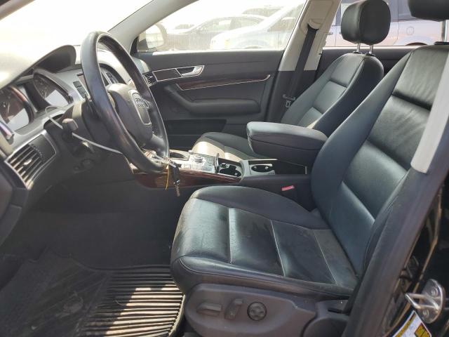 WAUKGAFB4BN054763 - 2011 AUDI A6 PRESTIGE შავი ფოტო 7