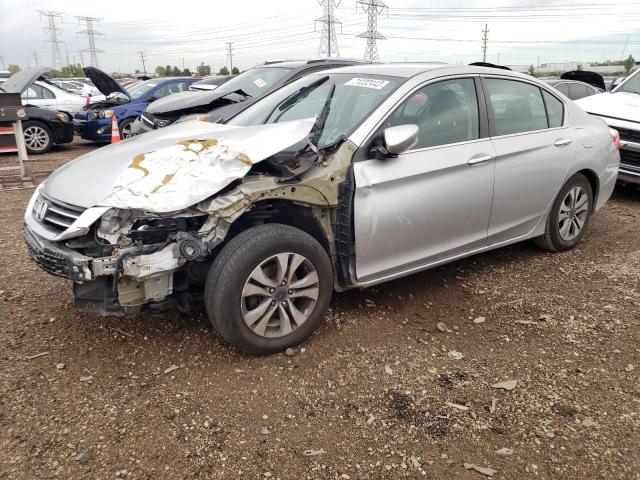 1HGCR2F32EA128436 - 2014 HONDA ACCORD LX SILVER photo 1