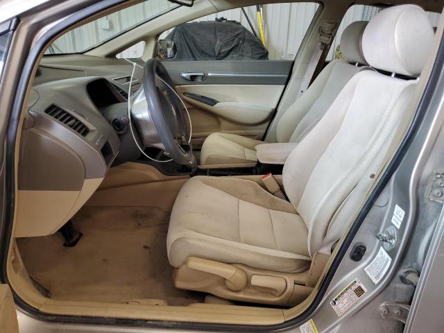2HGFA16856H520193 - 2006 HONDA CIVIC EX BEIGE photo 7