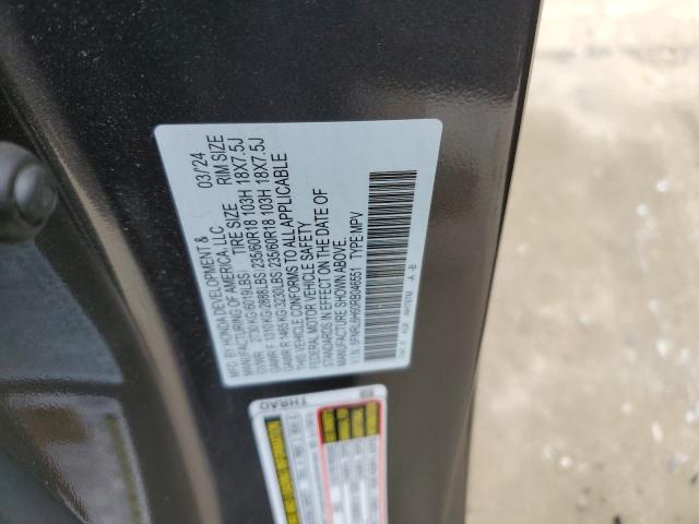 5FNRL6H60RB046551 - 2024 HONDA ODYSSEY EXL 灰色 照片 14