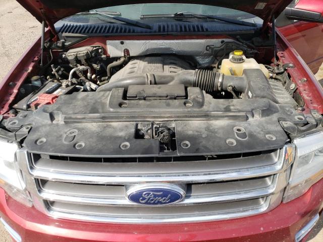 1FMJK2AT7HEA34546 - 2017 FORD EXPEDITION EL LIMITED RED photo 12