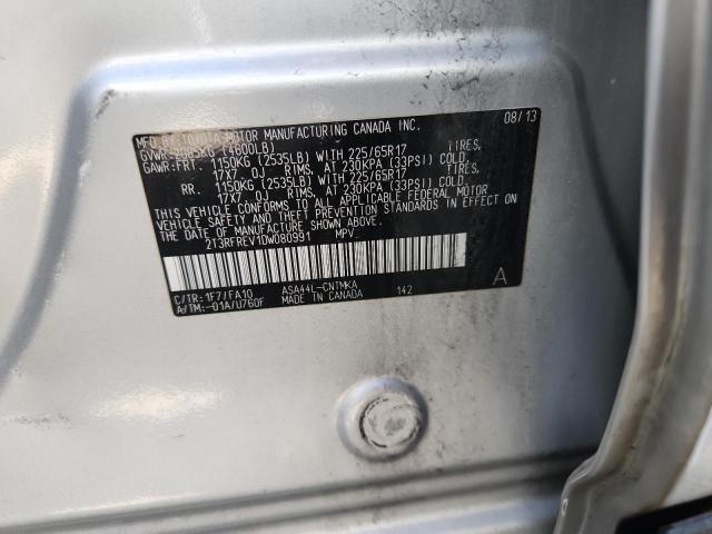 2T3RFREV1DW080991 - 2013 TOYOTA RAV4 XLE GRAY photo 13