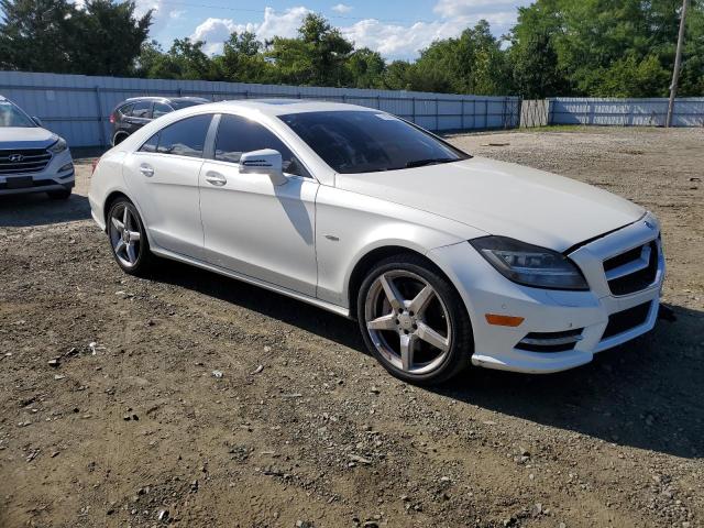 WDDLJ7DB8CA049305 - 2012 MERCEDES-BENZ CLS 550 WHITE photo 4