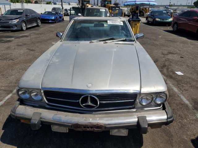 WDBBA45C5FA016213 - 1985 MERCEDES-BENZ 380 SL GRAY photo 5