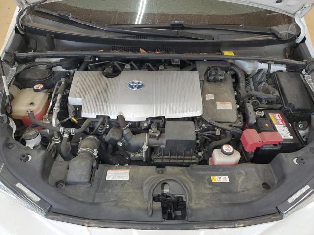 JTDKARFU6J3060241 - 2018 TOYOTA PRIUS WHITE photo 11