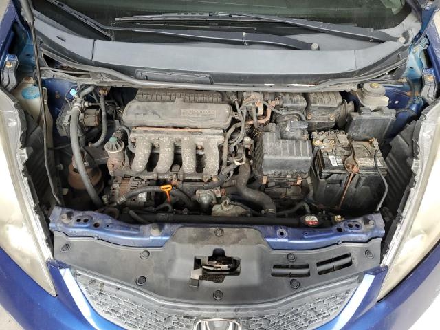 JHMGE88499S013321 - 2009 HONDA FIT SPORT BLUE photo 11