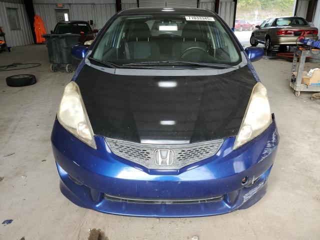 JHMGE88499S013321 - 2009 HONDA FIT SPORT BLUE photo 5