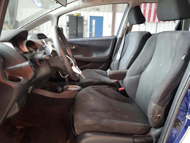 JHMGE88499S013321 - 2009 HONDA FIT SPORT BLUE photo 7