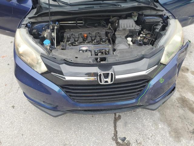 3CZRU5H70GM704520 - 2016 HONDA HR-V EXL BLUE photo 12