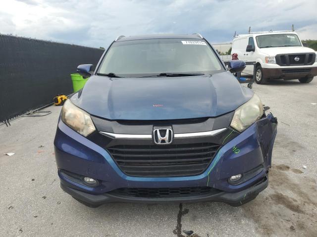 3CZRU5H70GM704520 - 2016 HONDA HR-V EXL BLUE photo 5