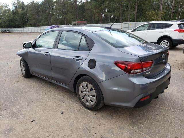 3KPA24AB5KE177983 - 2019 KIA RIO S GRAY photo 2