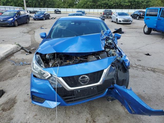 3N1CN8EV7ML814949 - 2021 NISSAN VERSA SV BLUE photo 5