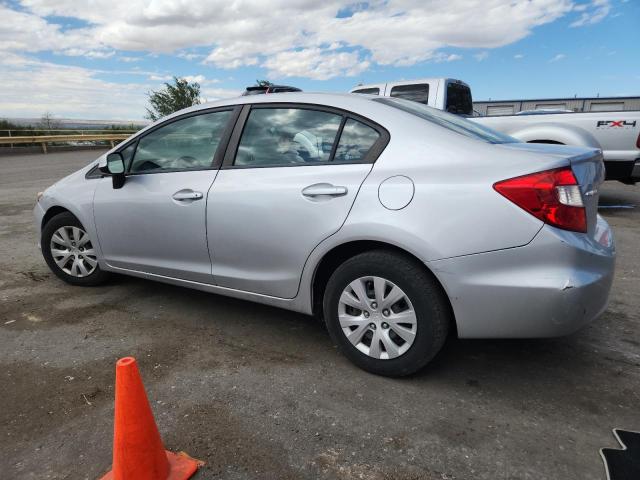 19XFB2F55CE072889 - 2012 HONDA CIVIC LX SILVER photo 2