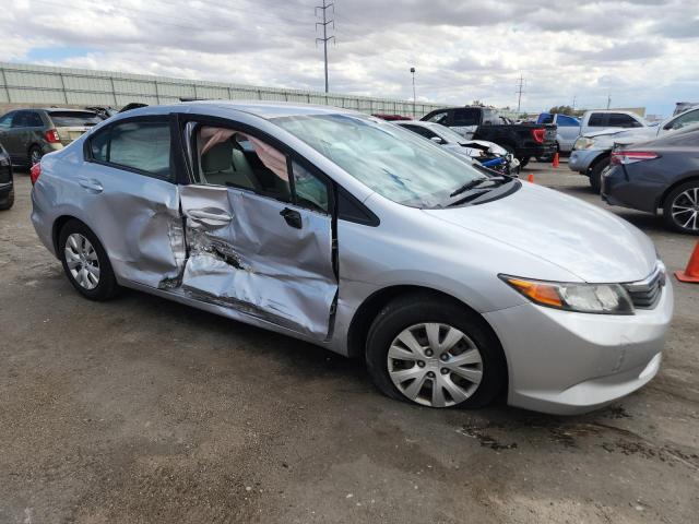 19XFB2F55CE072889 - 2012 HONDA CIVIC LX SILVER photo 4