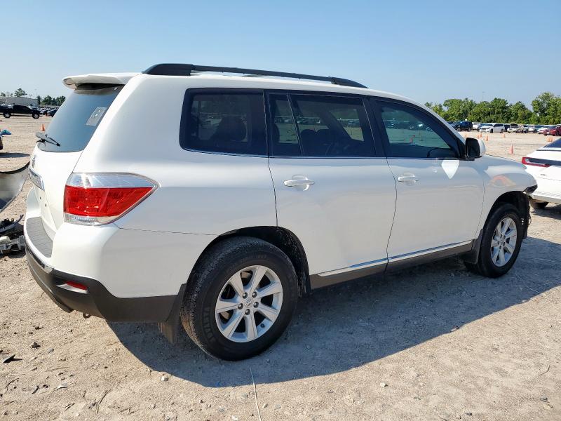 5TDZK3EH9CS089327 - 2012 TOYOTA HIGHLANDER BASE Белый фото 3