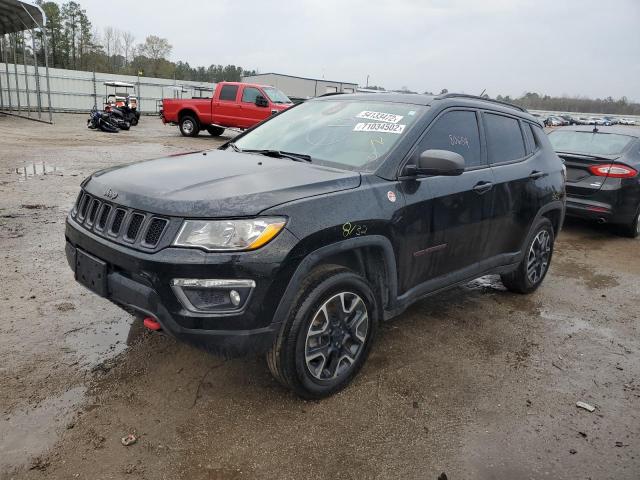 3C4NJDDBXLT163378 - 2020 JEEP COMPASS TRAILHAWK GRAY photo 1