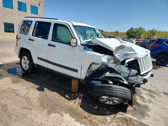 1C4PJMAK4CW183472 - 2012 JEEP LIBERTY SPORT WHITE photo 4