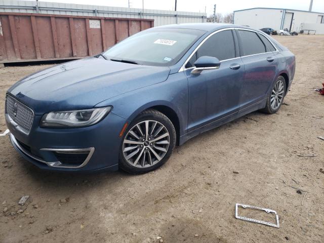 3LN6L5LU6JR614982 - 2018 LINCOLN MKZ HYBRID SELECT BLUE photo 1