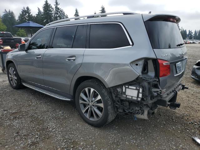 4JGDF7CE9EA414052 - 2014 MERCEDES-BENZ GL 450 4MATIC GRAY photo 2