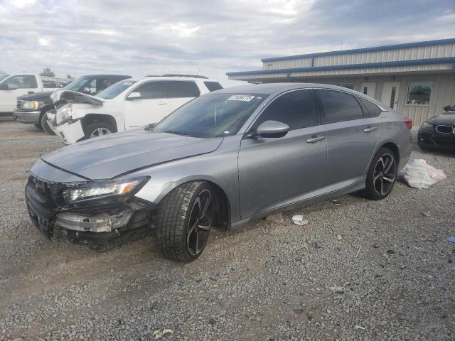 1HGCV1F36JA231200 - 2018 HONDA ACCORD SPORT SILVER photo 1