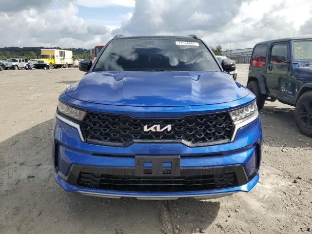 5XYRL4LC0PG174439 - 2023 KIA SORENTO S BLUE photo 5