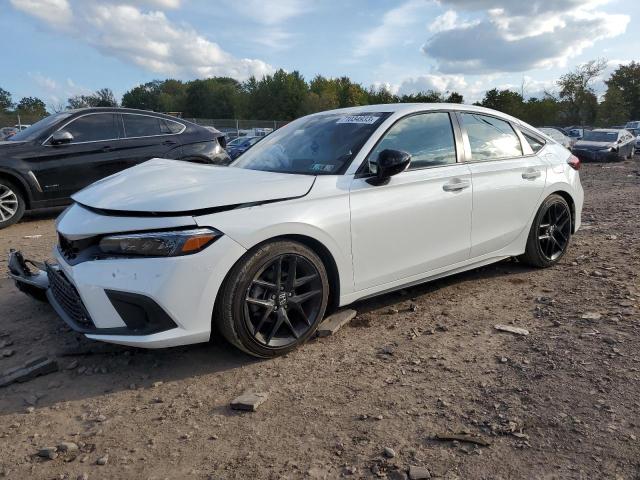 19XFL2H87NE016220 - 2022 HONDA CIVIC SPORT თეთრი ფოტო 1
