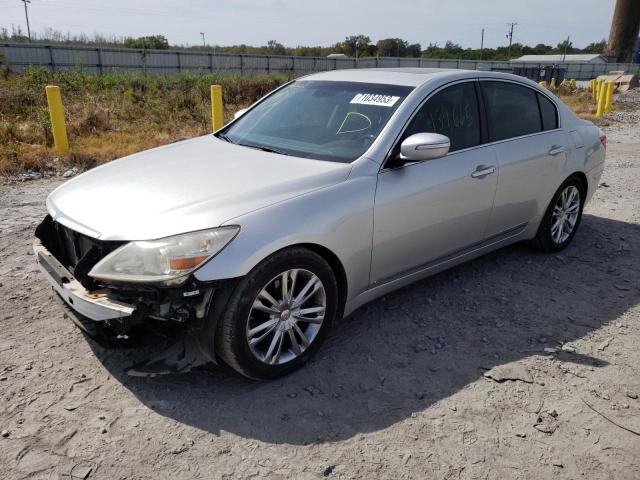 KMHGC4DF2BU115931 - 2011 HYUNDAI GENESIS 4.6L SILVER photo 1