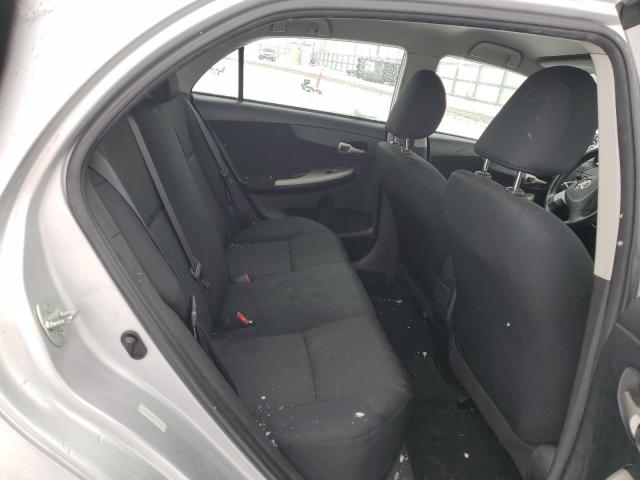 1NXBU4EE3AZ196806 - 2010 TOYOTA COROLLA BASE SILVER photo 10