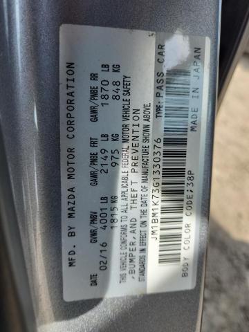 JM1BM1K73G1330376 - 2016 MAZDA 3 SPORT Gümüş foto 13