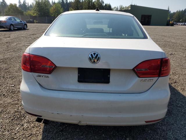 3VWDZ7AJ1BM318682 - 2011 VOLKSWAGEN JETTA SE WHITE photo 6