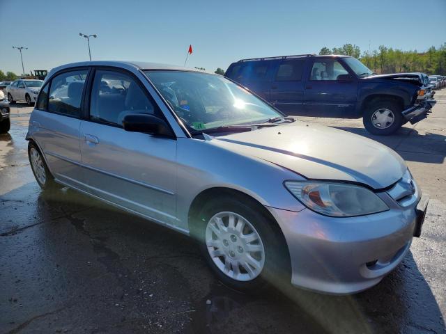 2HGES15585H624563 - 2005 HONDA CIVIC LX SILVER photo 4