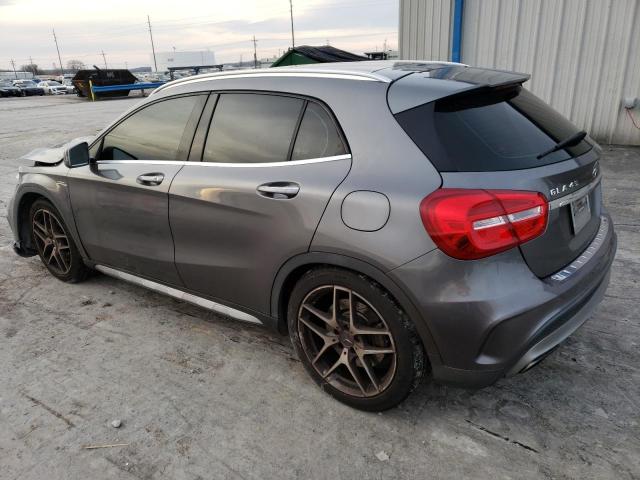 WDDTG5CB2FJ155161 - 2015 MERCEDES-BENZ GLA 45 AMG GRAY photo 2