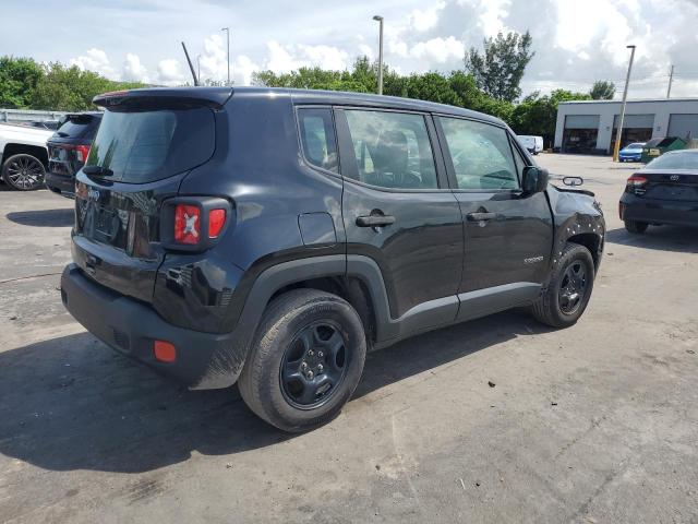 ZACNJAAB7KPK17919 - 2019 JEEP RENEGADE SPORT أسود صورة 3