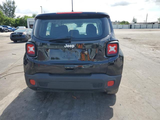 ZACNJAAB7KPK17919 - 2019 JEEP RENEGADE SPORT أسود صورة 6
