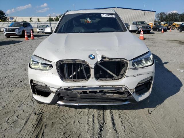5UXTR7C52KLR49309 - 2019 BMW X3 SDRIVE30I WHITE photo 5