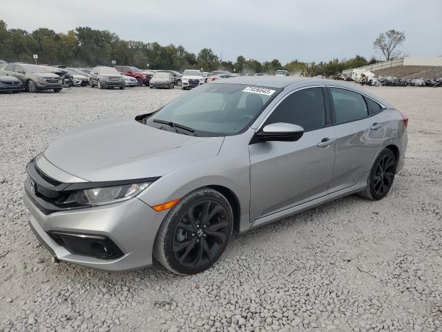 2HGFC2F83LH595941 - 2020 HONDA CIVIC SPORT SILVER photo 1