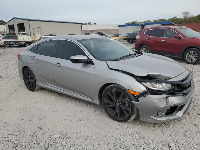 2HGFC2F83LH595941 - 2020 HONDA CIVIC SPORT SILVER photo 4