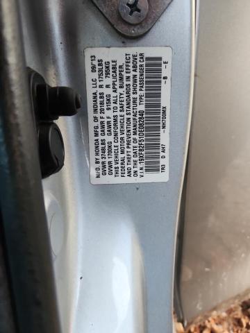 19XFB2F51DE082840 - 2013 HONDA CIVIC LX 银色 照片 13