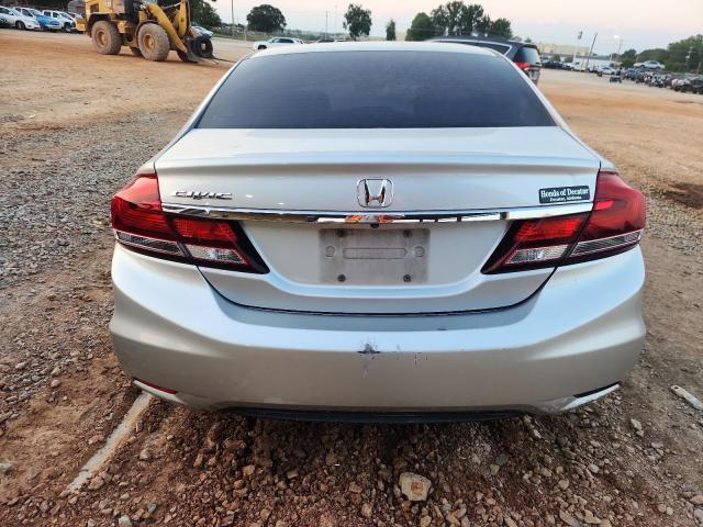 19XFB2F51DE082840 - 2013 HONDA CIVIC LX 银色 照片 6